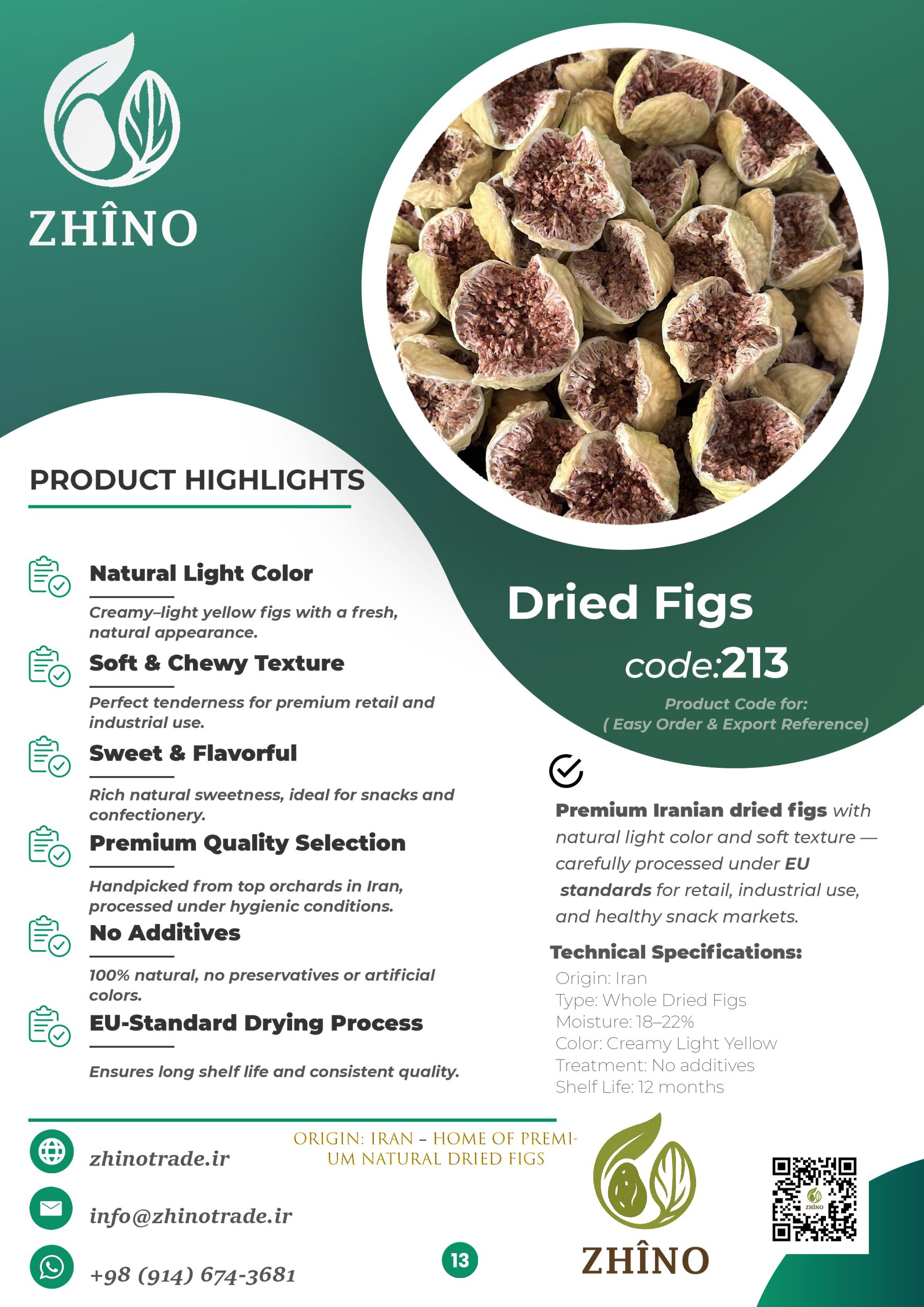 Zhino Trade Full Catalog – Iranian Raisins, Walnuts and Nuts Exporter
